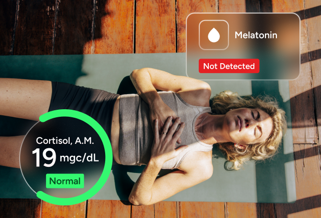 Cortisol & Melatonin (Sleep Hormone) Test Panel &mdash; Morning Snapshot number 2